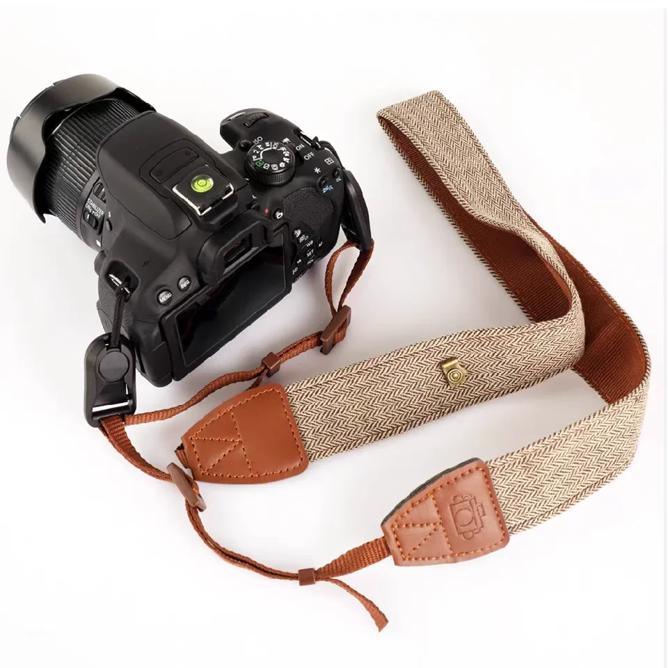 

New Colorful Vintage Hippie Style Camera Neck Shoulder Strap Belt Durable Cotton For Canon Nikon For Sony Slr Dslr Camera Strap