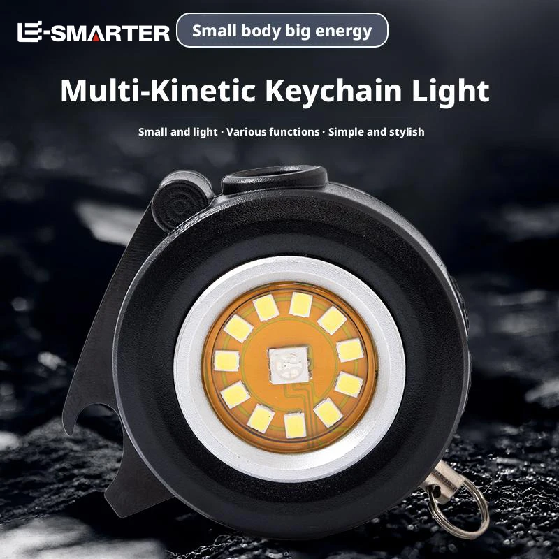 

Multi-Function Keychain Light Type-C Charging Magnetic Work Light - Outdoor Mini Keychain Portable Light