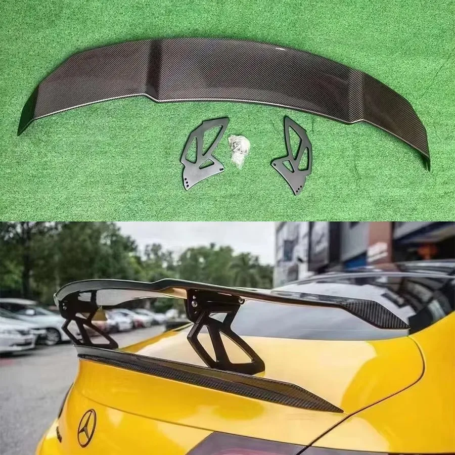 

Карбоновые задние спойлеры (плавники) для Mercedes-Benz C-класса W205 W204 C43 C63 C200 C260, направляющие антикрылья для багажника, диффузоры