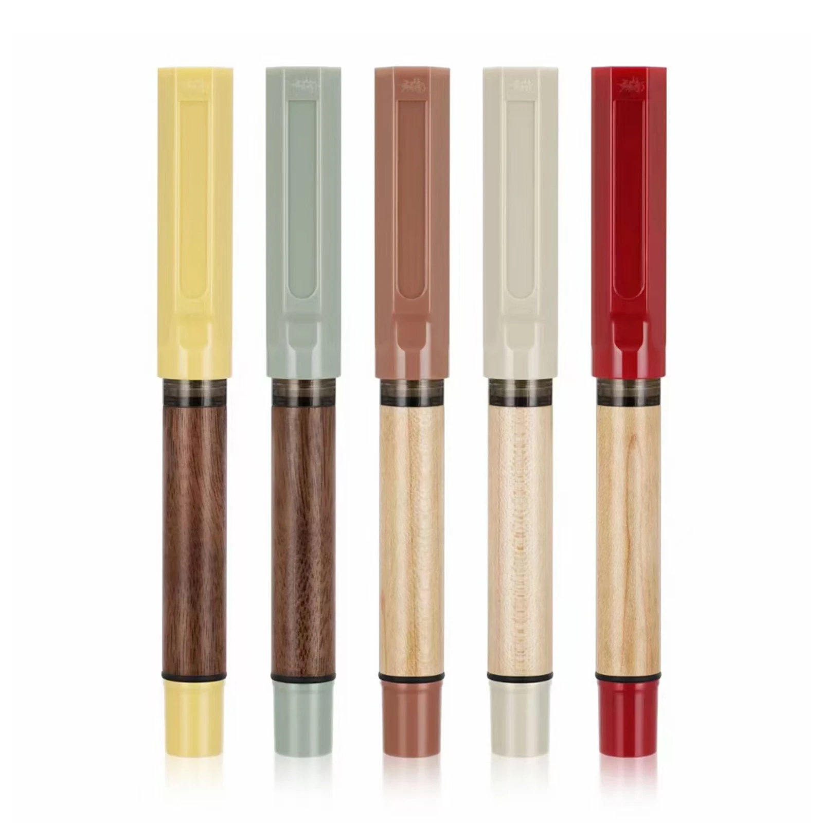 Jinhao 62 ไม้ Fountain ปากกา F EF Nib เขียนหมึกปากกานักเรียนโรงเรียนอุปกรณ์สํานักงานเครื่องเขียนประณีตของขวัญปากกา