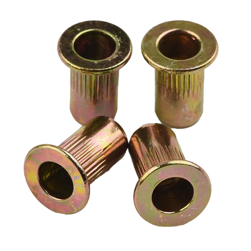 

Nut Set Rivet Nut Spare Parts Tip Mandrel Head With 20pcs Nut Aluminum For Rivet Nut Tool Iron Galvanized Nuts
