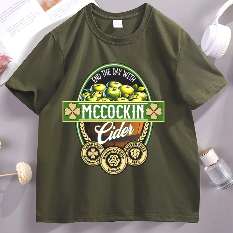 Funny St Patricks Day Saying T-Shirt Men Women Irish Graphic T Shirts Round Neck Short Sleeve Printed T Shirt Unisex Clothes