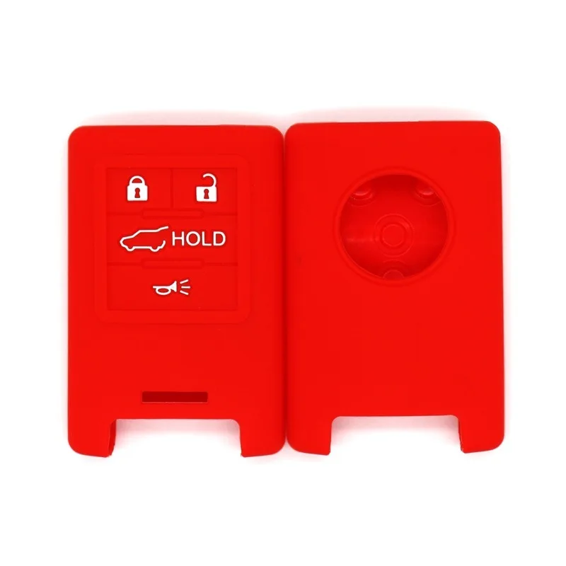 For Cadillac Old SRX Escalade ATS Smart 4-button Silicone Key Cover Smart Remote Control Key Bag four Colors