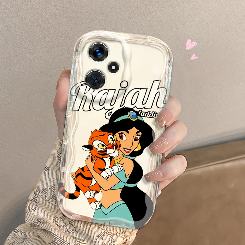 Disney Aladdin Art Cute For Xiaomi Redmi Note 13 12 12S 11S 11 10 9 8 10A 9C 9T Pro Plus 5G Wave Oil Funda Phone Case