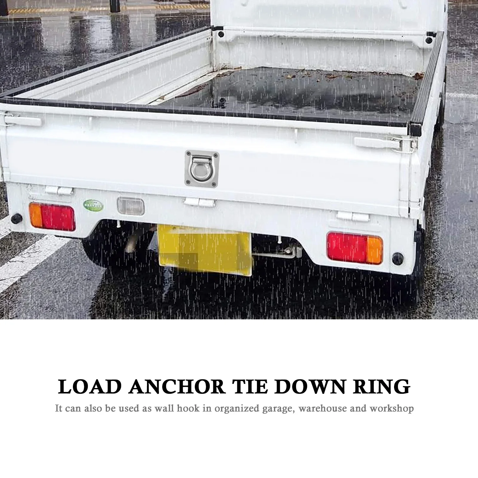 

Galvanized D-shaped Ligation Ring Truck Bed Tie Down Rings Floor Mount Heavy Duty Lashing Trailer Carbon Steel D Ring