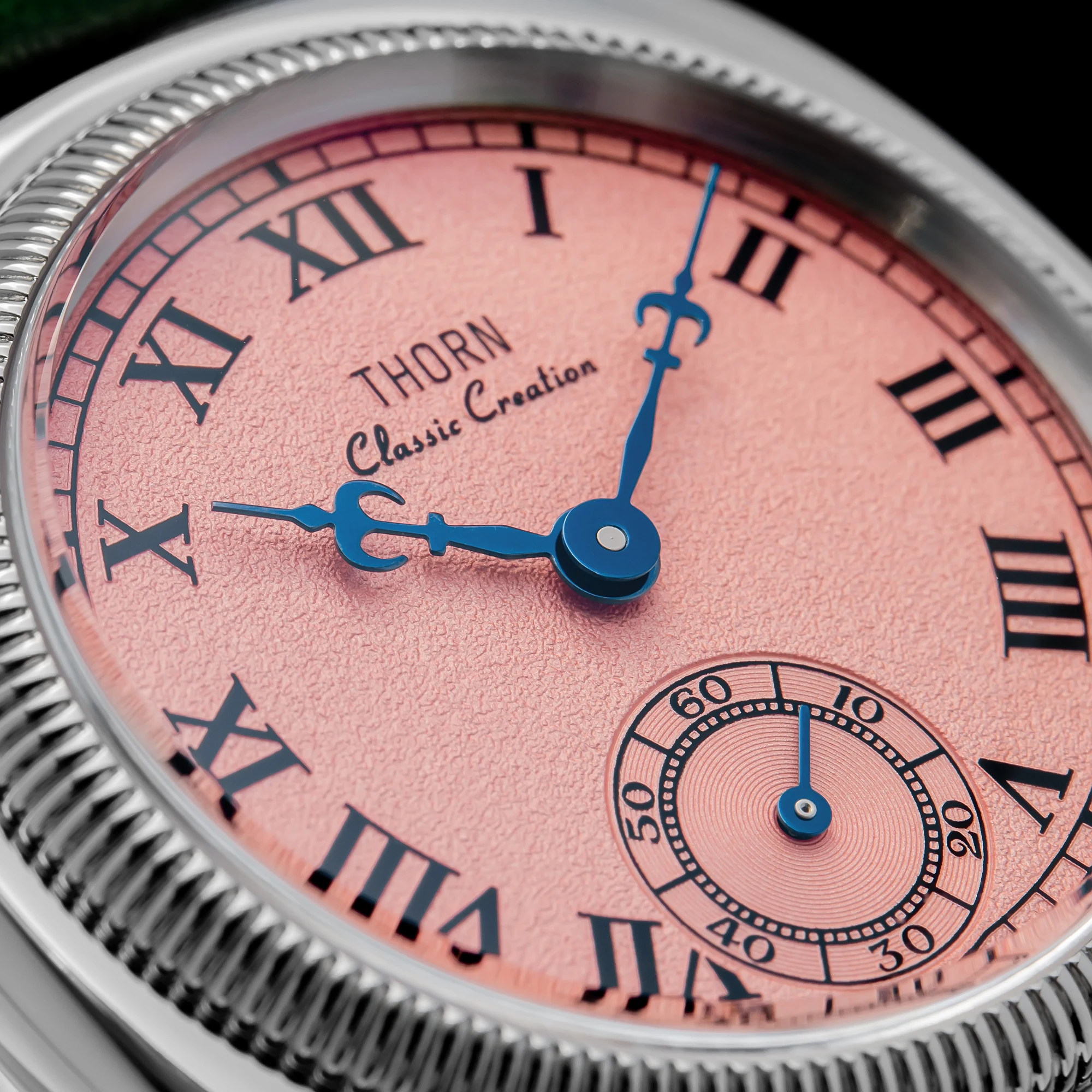 【T002】THORN-Uhr im klassischen Oyster-Stil, antike, kissenförmige Uhr im Retro-Stil, Paaruhr für Herren und Damen – Detail 38