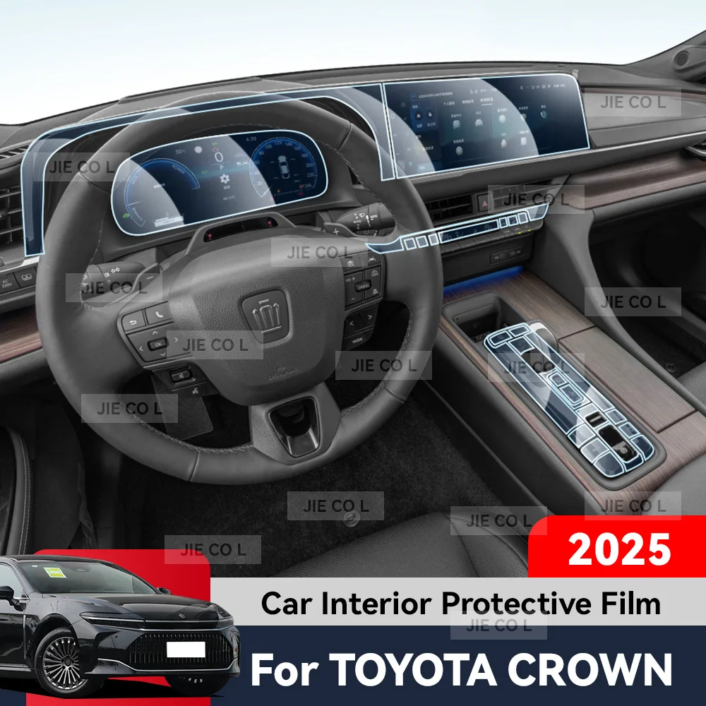 

Auto Central Control Screen TPU Navigation Anti Scratch interior Protection Film GPS For TOYOTA CROWN 2025