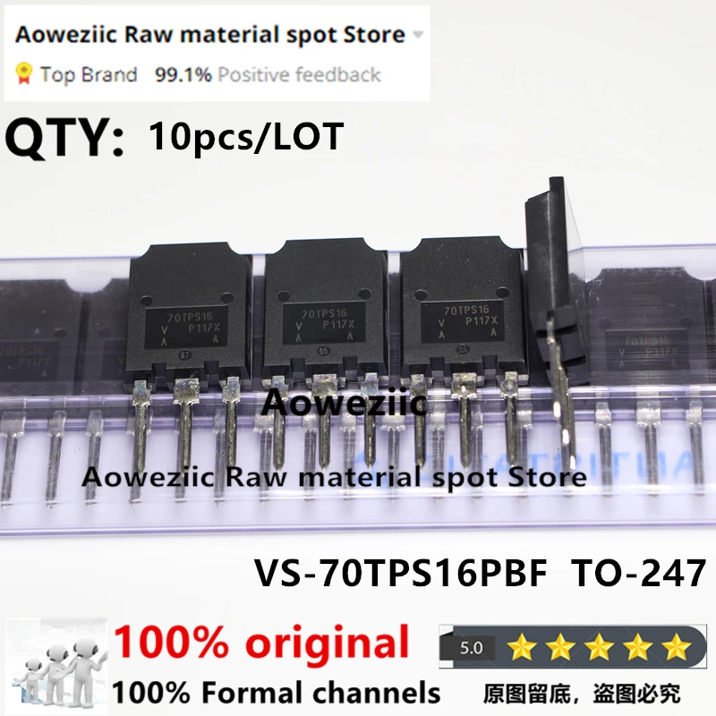 

Aoweziic 2021+ 100% New Imported Original VS-70TPS16PBF 70TPS16 70TPS16PBF TO-247 One-Way SCR 70A 1600V