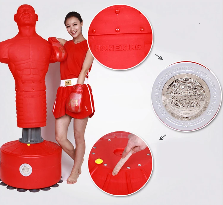 2026 Silicone  Standing Boxing Punching Training Dummiespromote sales