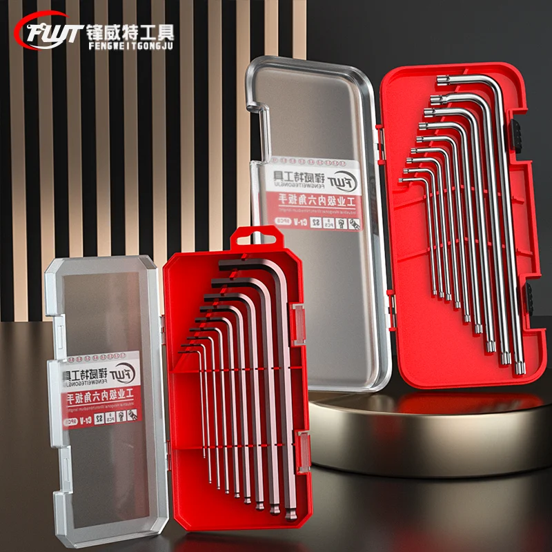 

An Allen wrench set T-extended high hardness family car repair no problem in the work of a good assistant