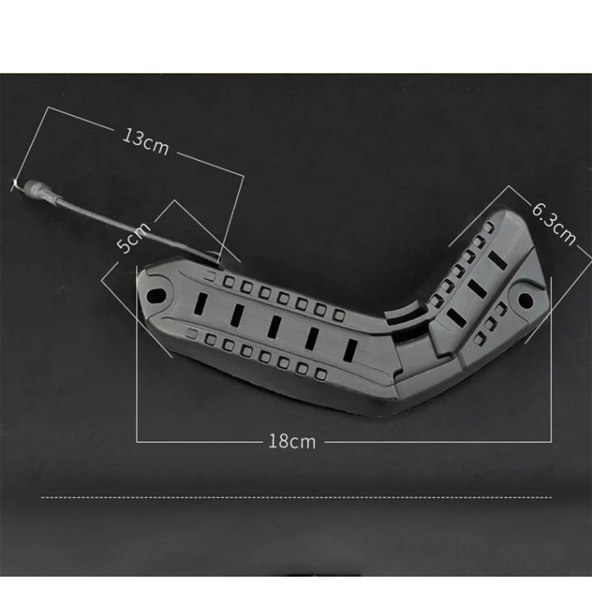 Tattico Nylon Plastica M300 M600 Casco VELOCE leggero ARC Rail Kit Montaggio su entrambi i lati più accessori da caccia di alta qualità