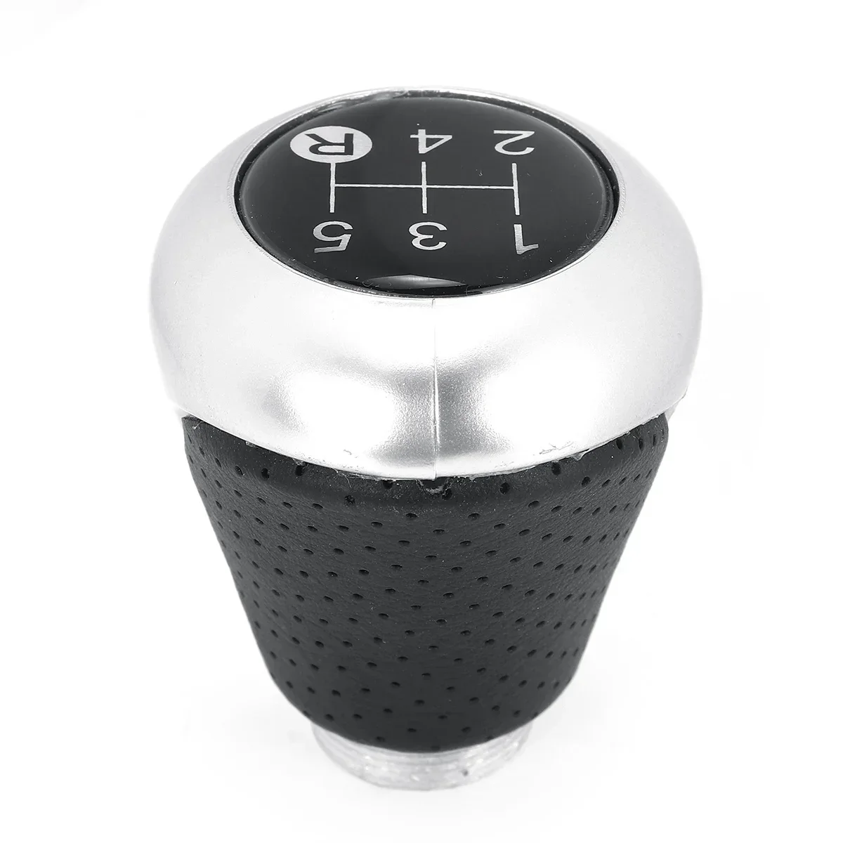 실버 알루미늄 합금 자동차 기어 노브 캡 커버, 시프트 레버 헤드 커버, 만리월 호버 H3 H5 자동차 시프터 2010-2012, 5 단