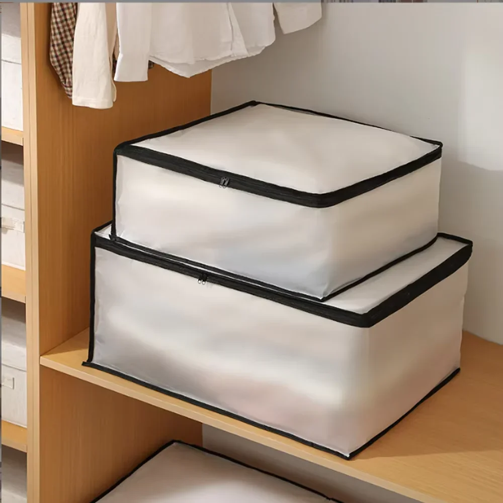 Underbed Storage Bag Foldable Large Capacity Waterproof Dustproof Clothes Quilt Blanket Wardrobe Closet Organizer