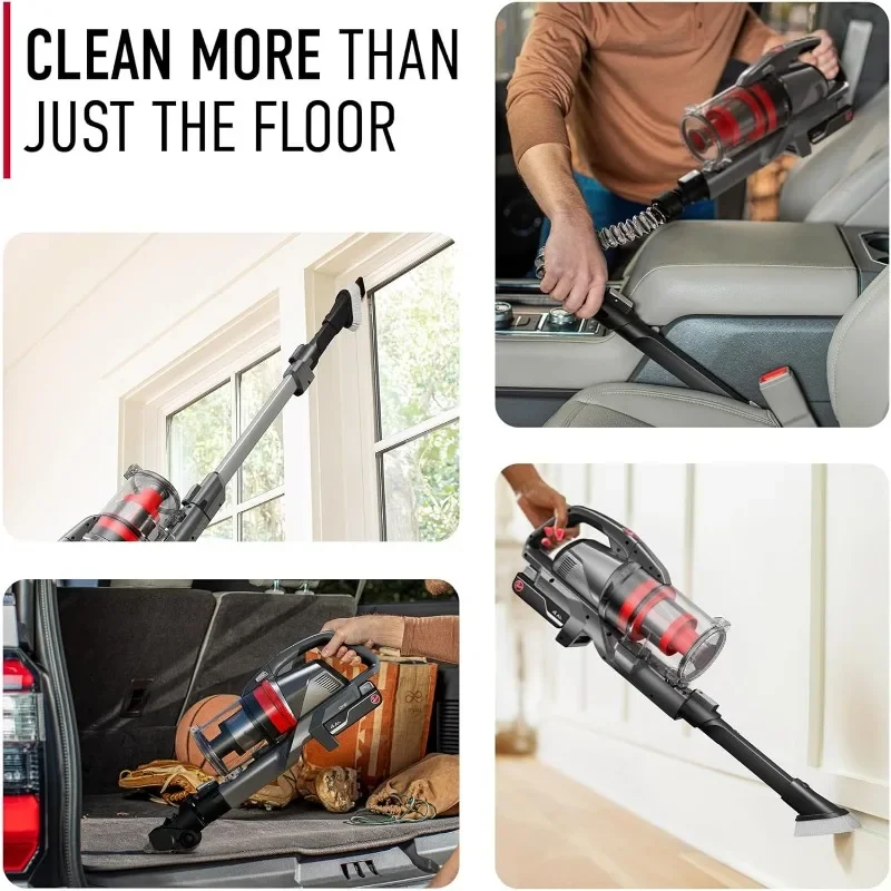 ONEPWR-Cordless Lightweight Stick Vacuum com escova dupla rolo bocal, WindTunnel, Pet Emergência, prata, todo o terreno, BH53602V