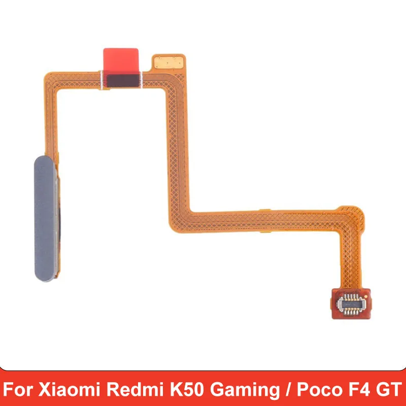 For Xiaomi Redmi K50 Gaming / Poco F4 GT Fingerprint Sensor Home Button Flex Cable Replacement Parts