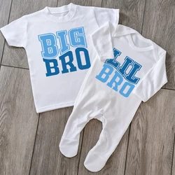 Big Bro Lil Bro / Big Sis Lil Sis Sibling Matching Family Outfits Sibling To Be Matched Shirts Baby Sleepsuit Baby Shower Gift