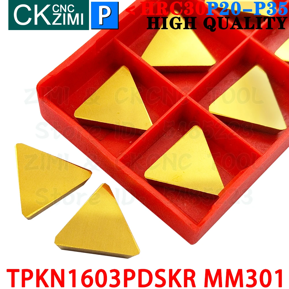 TPKN1603PDSKR MM301 TPKN 1603 PDSKR MM301 Carbide Inserts Milling Inserts Tools CNC Indexable Cutting Turning Cutter lathe Tools