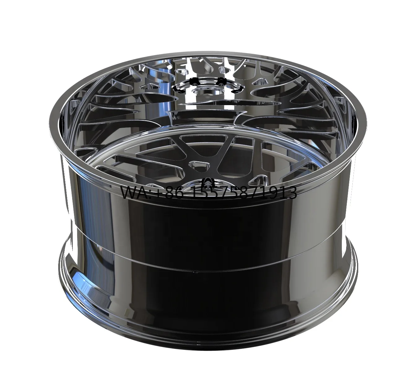 

22-дюймовые универсальные диски 5x130 с хромированной окантовкой, черные, кованые, типа H, суперчерный хром