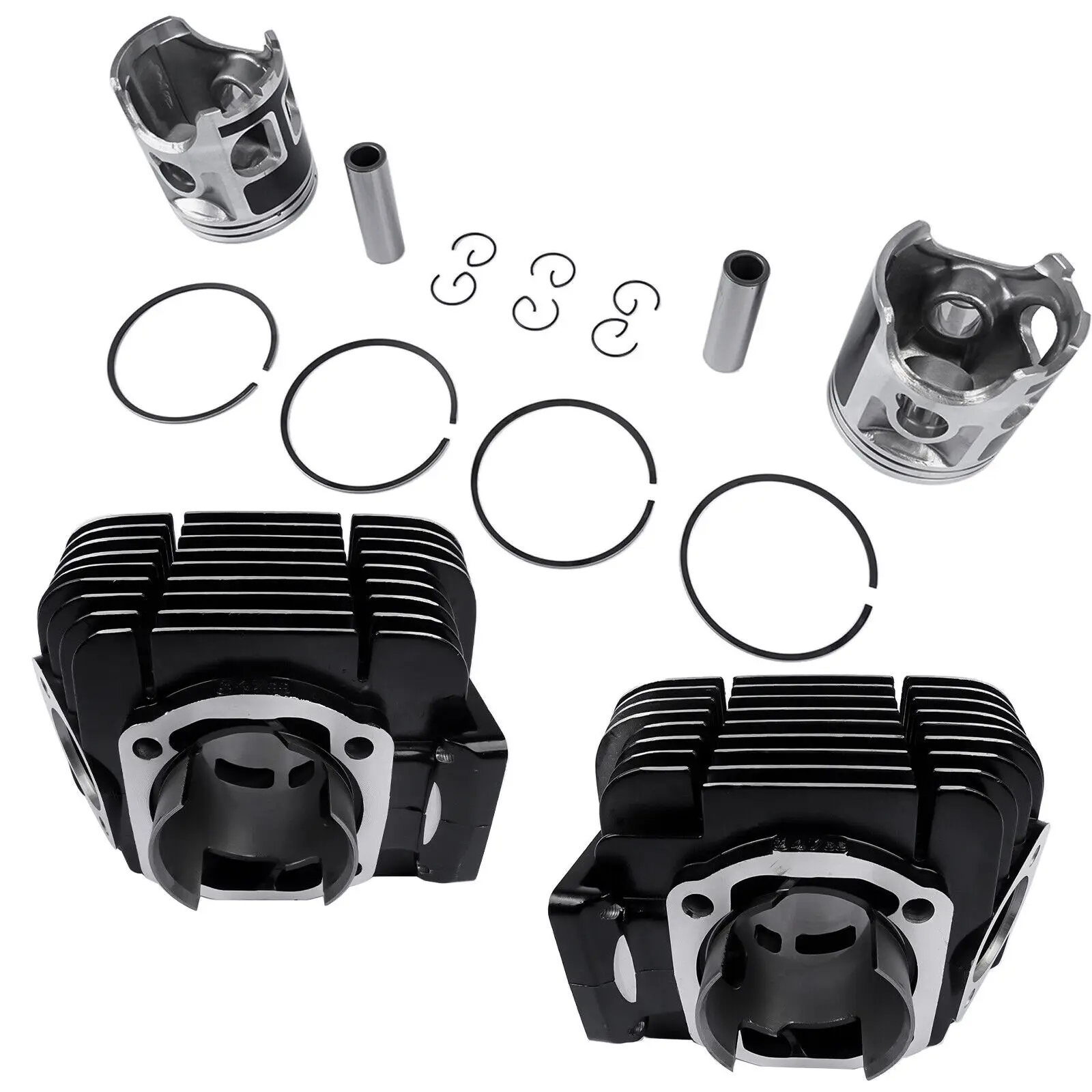 BB QUALITY 64mm Motorcycle Top End Rebuild Kit Cylinder Pistons Rings Wrist Pins KIT for YAMAHA RD350 RD 350 1973-1975 Motoblock