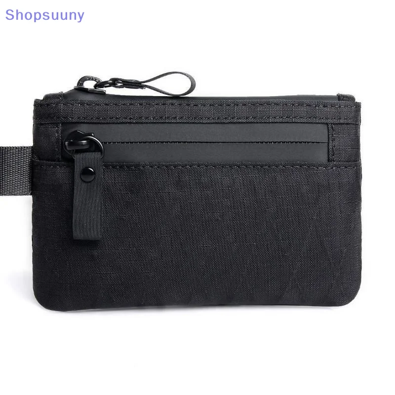 [SU]Tactical Waterproof Coin Purse RFID Credit Card Holder Small EDC Organizer Utility Pouch For Multitools Card Key Coin Cash
