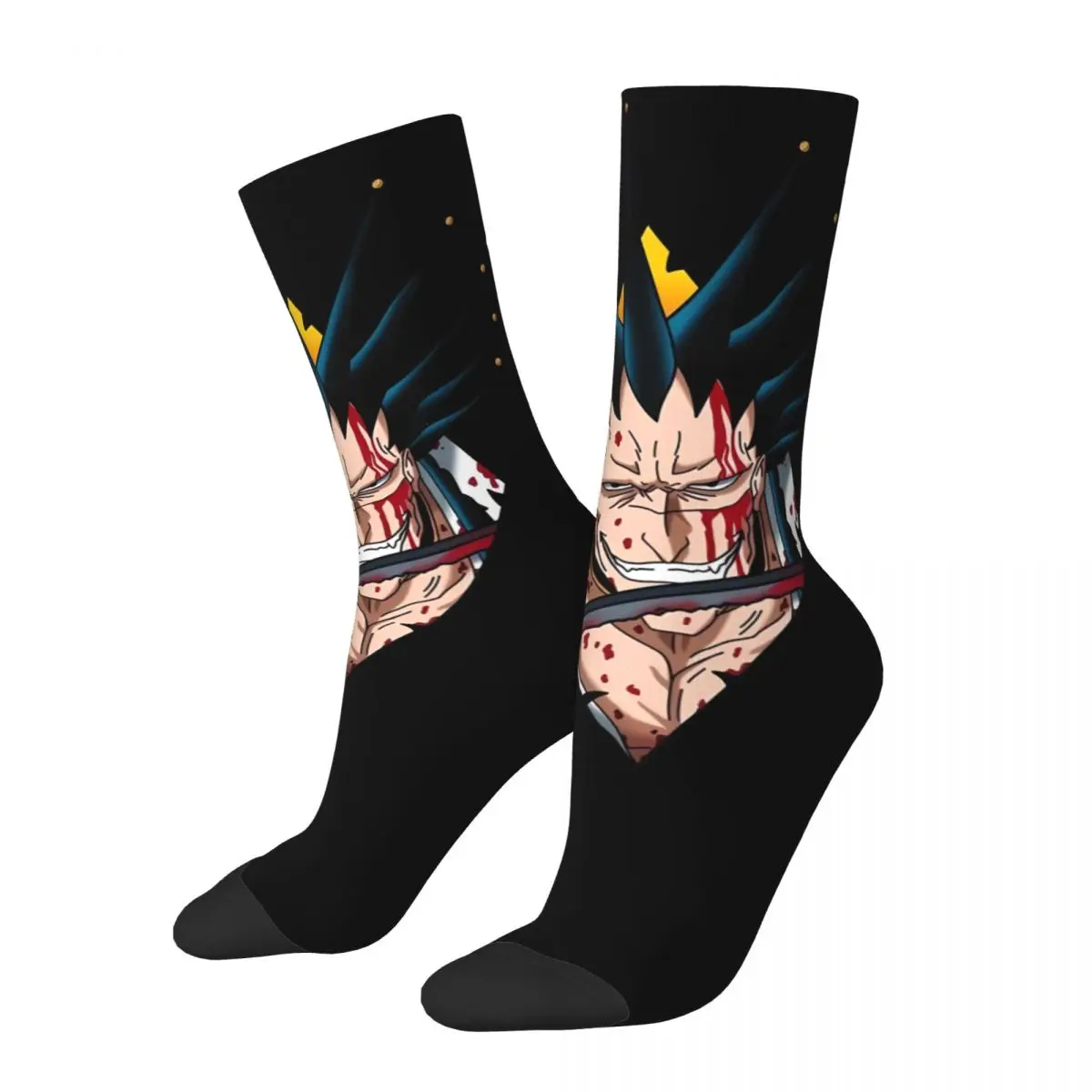 Japan Anime Bleach Zaraki Kenpachi Men and Women printing Socks,Leisure Applicable throughout the year Dressing Gift