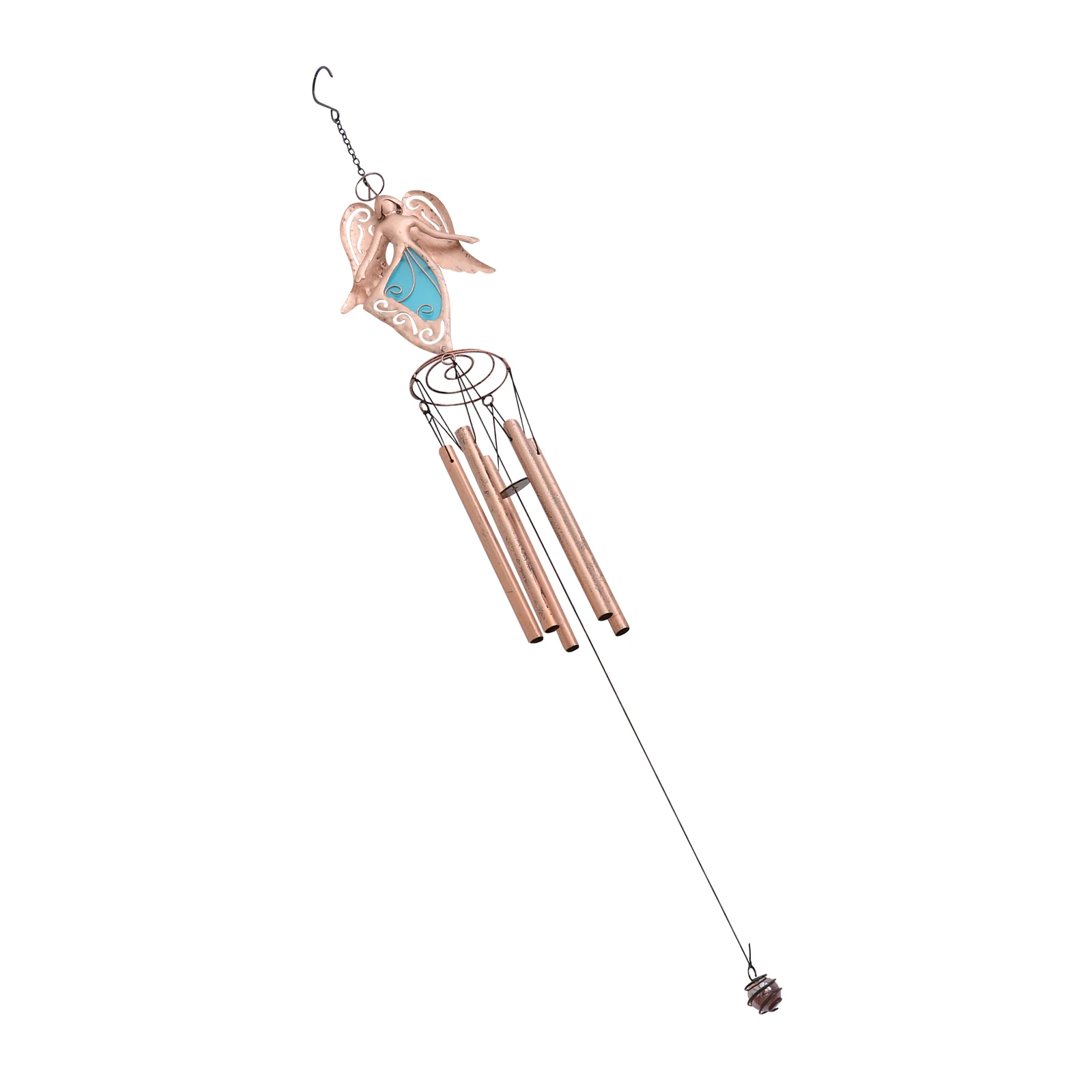

Luminous Metal Pendants Wind Chime Decorative Nightlight Iron Hanging Adornment Garden Balcony Yard Ornament Unique