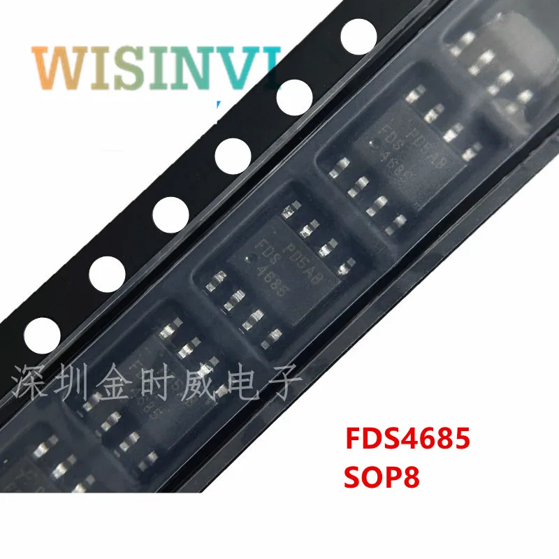 10PCS FDS4675 4675 40V 11A ＆ FDS4501H 4501H ＆FDS4559 4559 4.5A 60V ＆ FDS4685 4685 40V 8.2A  SOP8