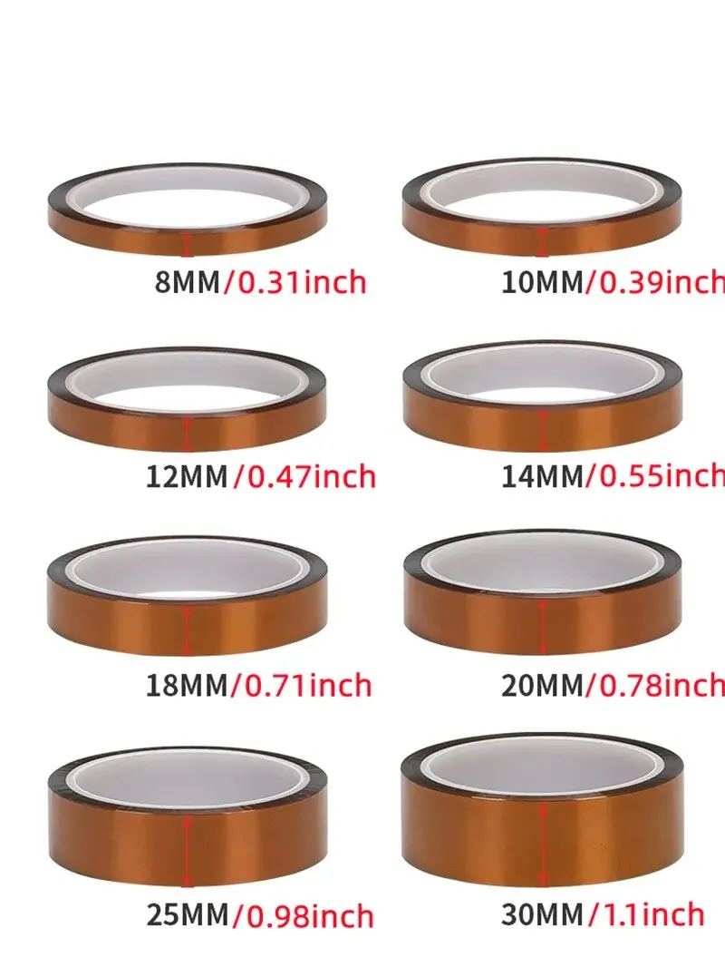 Parti della stampante 3D Nastro Kapton BGA resistente al calore Nastro adesivo ad alta temperatura isolante termico in poliimmide