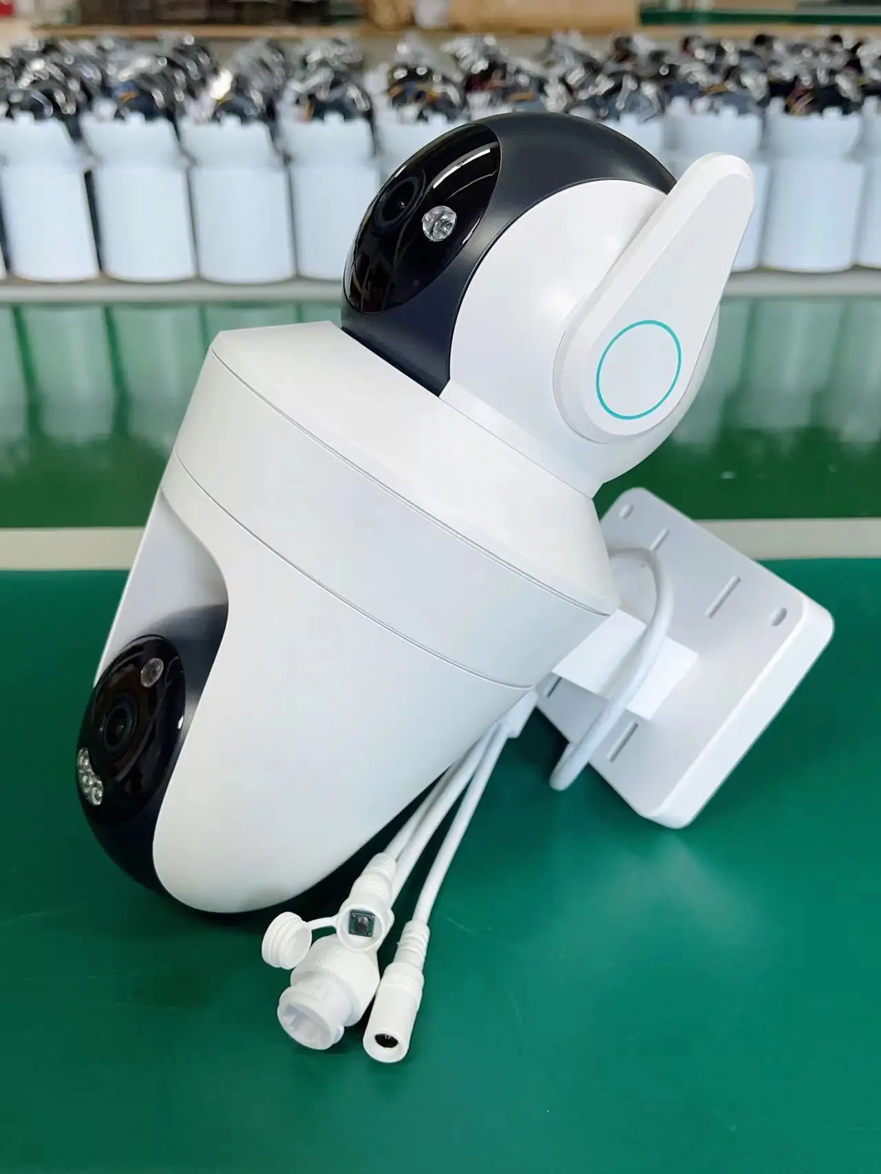 

6MP iCam365 APP Беспроводная PTZ IP-купольная камера с двумя объективами AI Обнаружение гуманоидов Полноцветная домашняя безопасность CCTV Радионяня