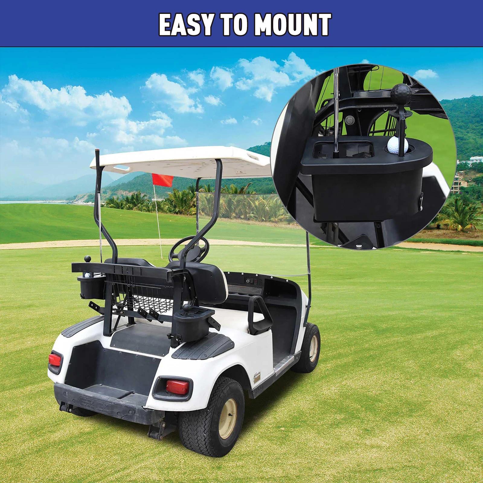 

Инструмент для чистки и ухода за клюшками для гольфа, совместимый с Yamaha EZGO Club Car Advanced EV Star EV