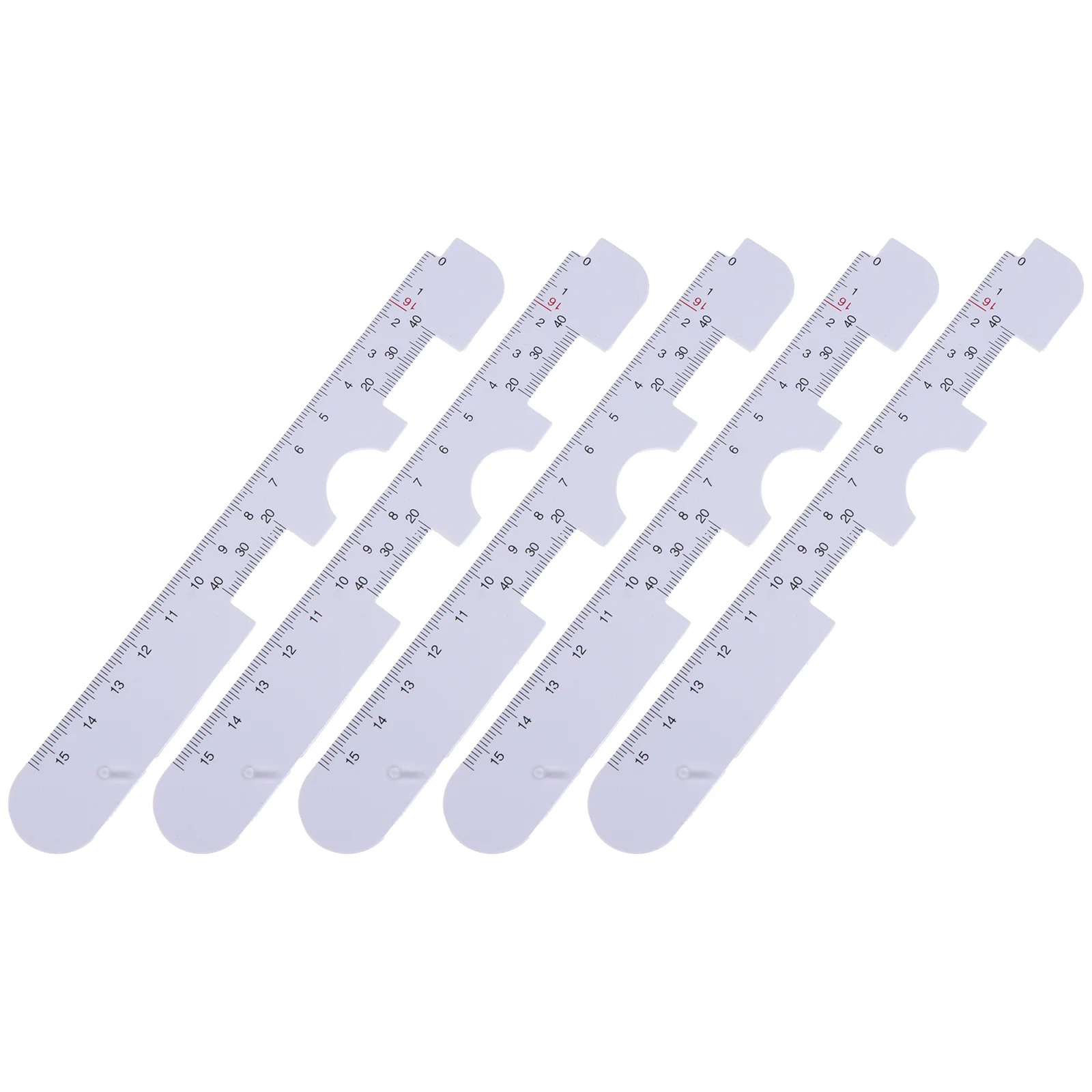 

City Ruler Optometry Eye Glasses Pupil Distance Measuring Tool White Eyeglasses