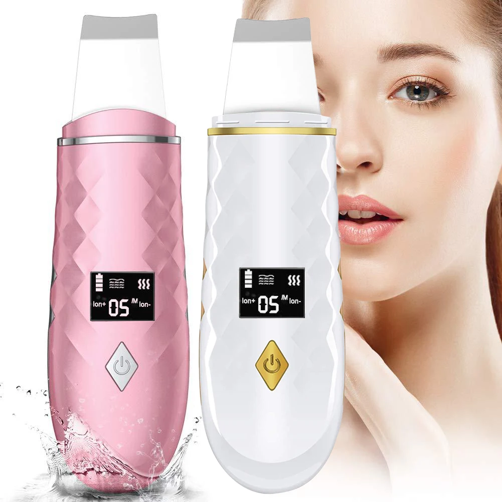 เครื่องขัดผิวหน้าอัลตราโซนิกเครื่องมือทําความสะอาดล้ําลึกสําหรับการสกัดรูขุมขนสําหรับเด็กผู้หญิง