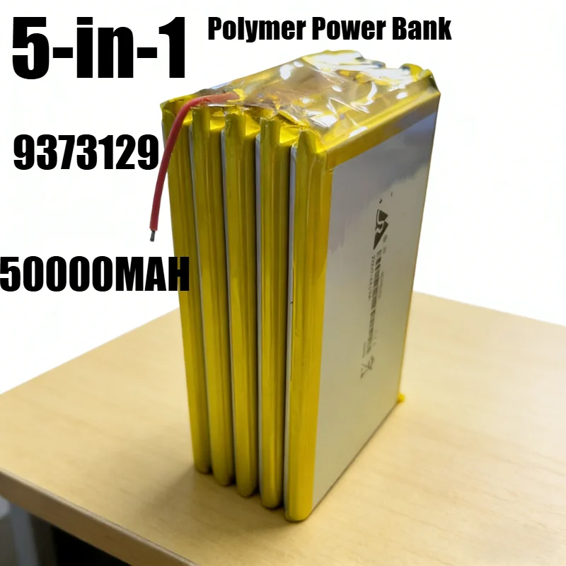 

Полимерный внешний аккумулятор 50000 мАч 9373129 с высокой емкостью и функцией аварийной зарядки для кемпинга на открытом воздухе, обеспечивающий длительную автономность