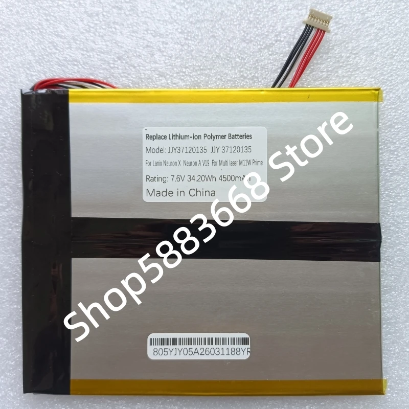Batería para Lanix Neuron X y Lanix Neuron A V19 JJY37120135 JJY 37120135 para Multi laser M11W Prime PC302 2 en 1 Notebook