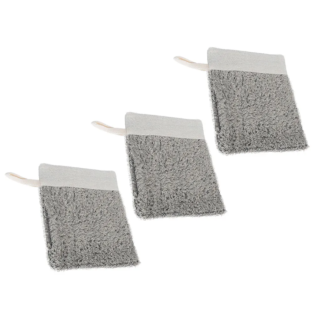 

3Pcs Linen Sisal Soap Saver Bag Exfoliating Pouch for Bar Soap Foaming Mesh Shower Bath Body Scrubber Smooth Skin Gentle