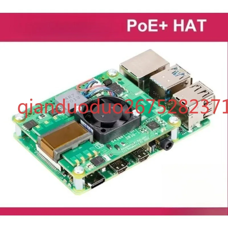 

Подходит для оригинального модуля питания Raspberry Pi POE+ HAT (Power over Ethernet), совместим с Pi 3B+/4.