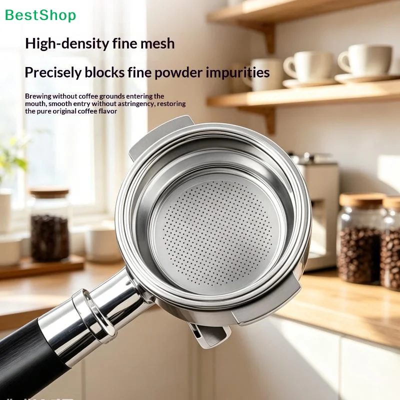 ♬1Pcs 51/54mm 1-Cup 2-Cup Filter Replacement Filter Basket For Coffee Bottomless Portafilter Barista Espresso Accessories