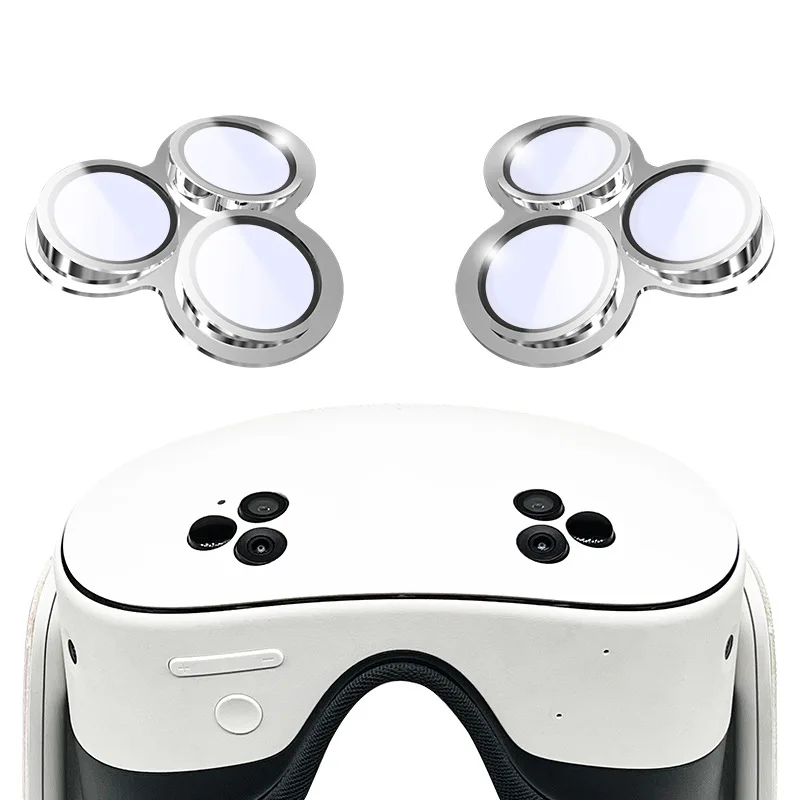 Legierungs-Linsenschutzfolie für Meta Quest 3S, gehärtetes Glas, explosionsgeschützt, kratzfest, VR-Brillen-Linsenschutz-Zubehör