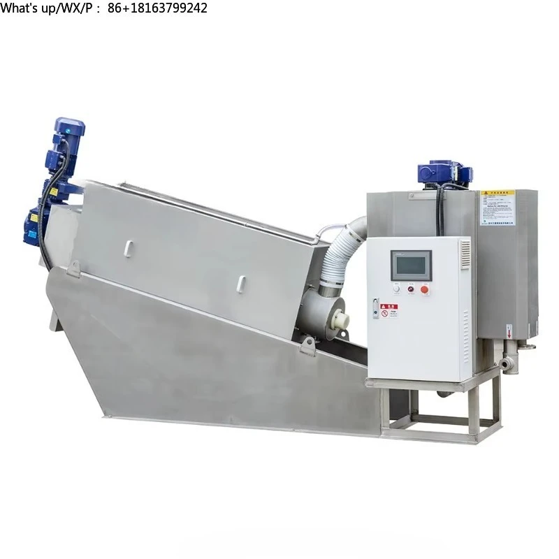 Schroefpers Slib Ontwatering Riolering Machine Apparatuur voor Afvalbehandeling