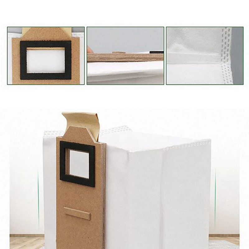 ถุงสูญญากาศชุด 12 สําหรับ Roborock S7 T7S T7S Plus ถุงเก็บฝุ่นเครื่องดูดฝุ่นอะไหล่