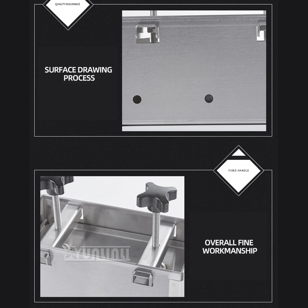 3KG Meat Pressing Mold, Stainless Steel Thickened Meat Shaping Mold, Household Meat Pressing Tool