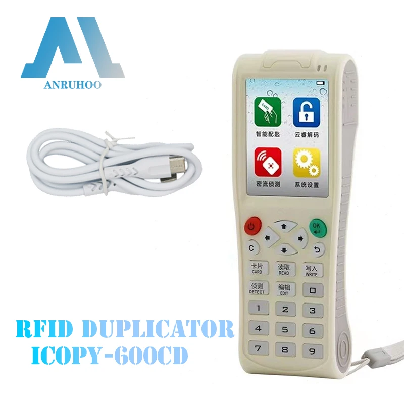 Rfid ICOPY8 Smart Chip Crack Card Wifi  Reader Copier Nfc Ic Id Token Encryption Programmer 125khz 13.56mhz Key Tag Duplicator