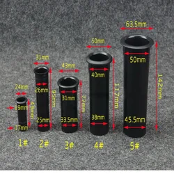 Speaker Guide Tube Connector New ABS material Available in five sizes black