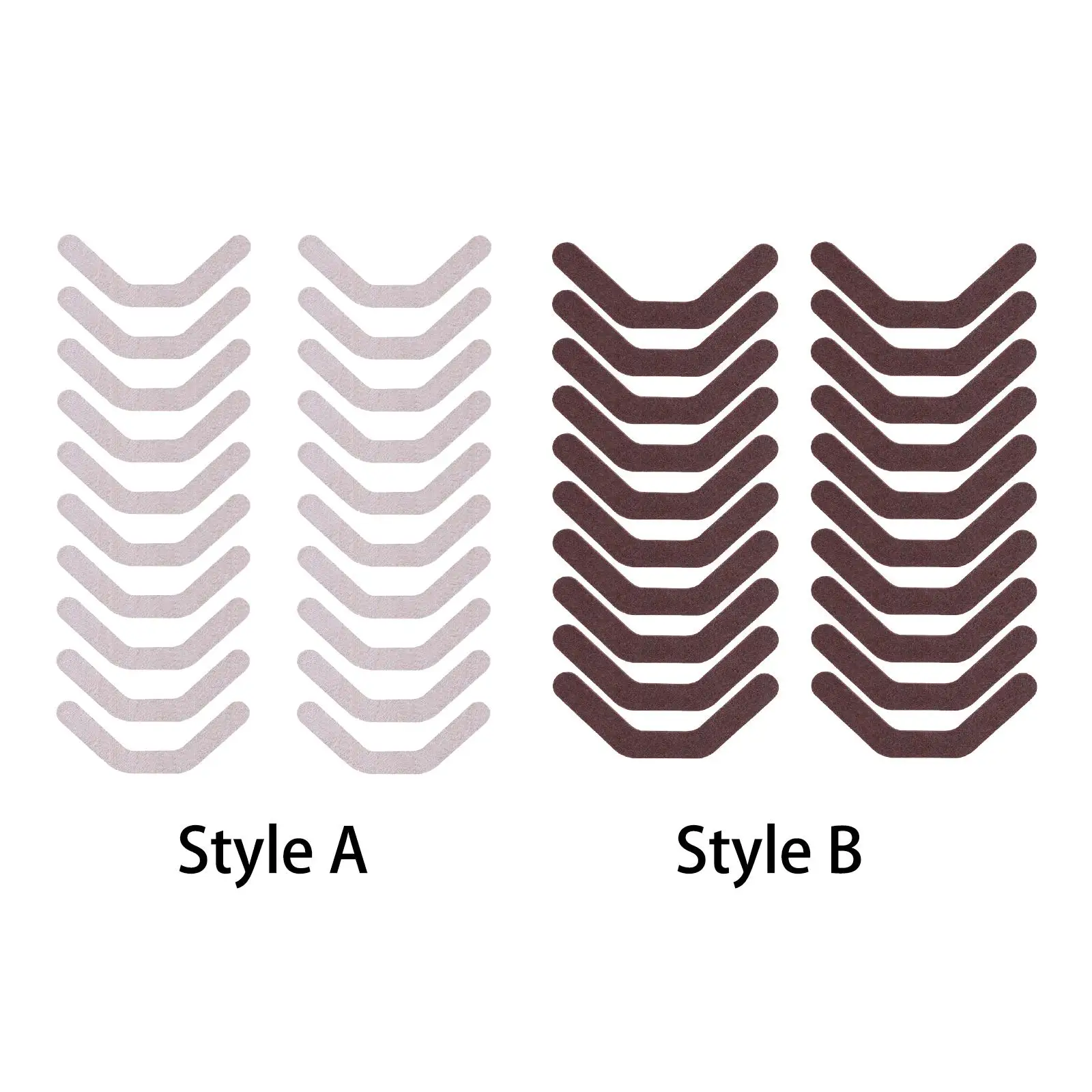 20 Pieces Chair Foot Pads Parts Supplies Non Slip Furniture Leg Pads for Hardwood Floors Chair Stool Furniture Feet Wood Floors