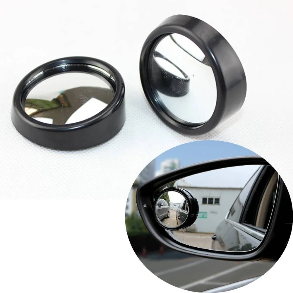 Portable Useful Rearview Mirror Accessories Convex Wide Angle Replacement Set 2Pcs Auto Blind Spot Exterior Parts