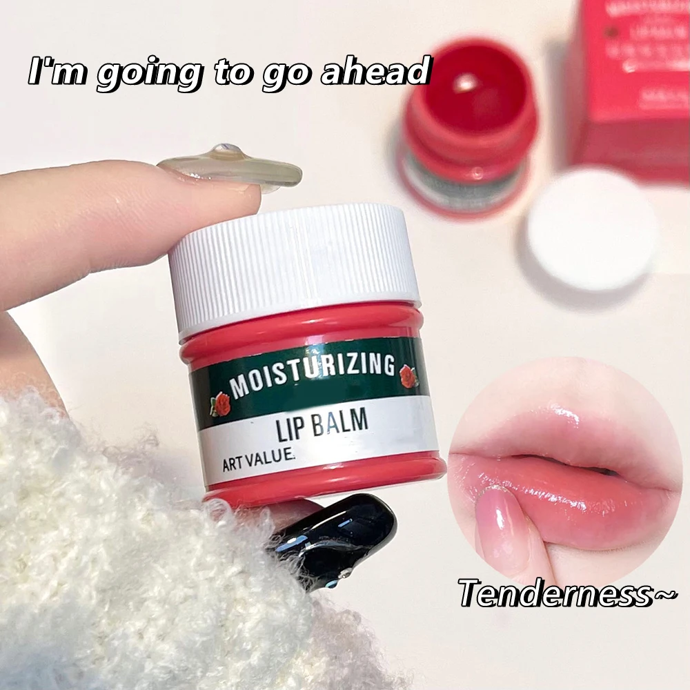 Perzik Jelly Lippenbalsem Crème Hydraterende Hydraterende Lipverzorging Anti-Kraken Lippen Plumping Verminderen Liplijnen Koreaanse Cosmetica