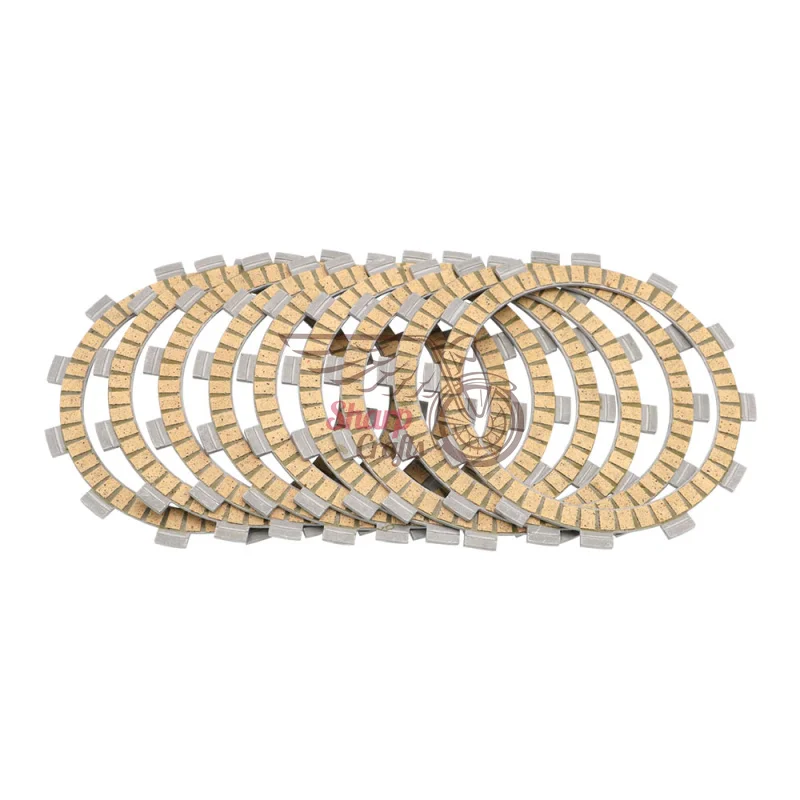 Motorcycle Accessories 9x Engine Carbon Fibre Clutch Friction Plates & 8x Steel Disc For Yamaha YZFR6 YZF600 YZF 600 R6 06- 2018