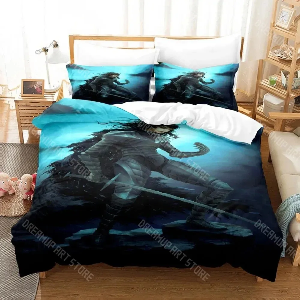 3D Printed Berserk Anime Bedding Set for Boys Girls Duvet Cover And Pillowcase Included Twin Queen King Full Single Double Sizes