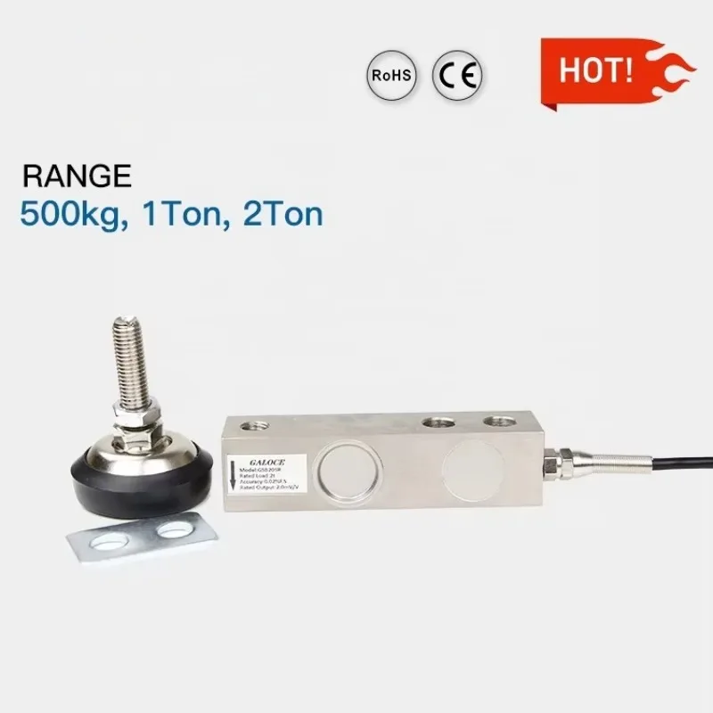 Portable High-Precision Shear Beam Load Cell Scale Sensor 1000KG with 4-Core Cable for Hopper Weight view 6