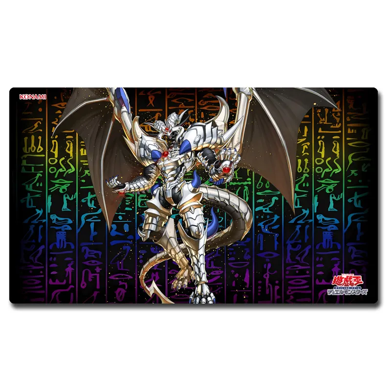 600X350X2Mm Diy Yu-Gi-Oh! Ocg The Bystial Lubellion Card Battle Mat Single Player Board Game Card Duel Plate Battle Mat Gift Toy